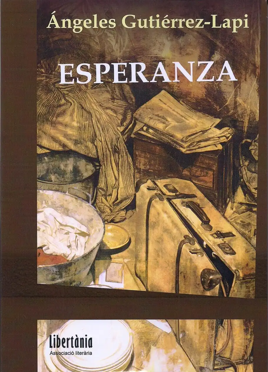 Portada del novela histórica "Esperanza" de Ángeles Gutiérrez-Lapi